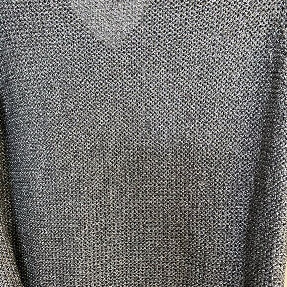 Madewell  Wallace Metallic Shimmery Knit Sweater - Picture 5 of 6